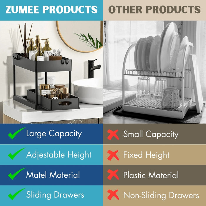 2 Tier Storage Rack ™ Zumee